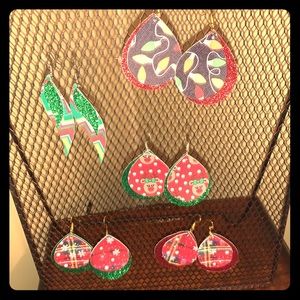 Christmas earrings